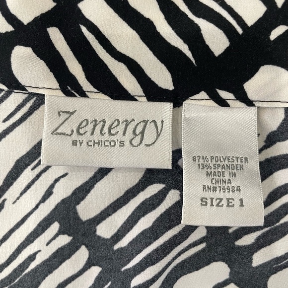 Zenergy by Chico’s Jacket Size 1 (M) - Picture 3 of 3
